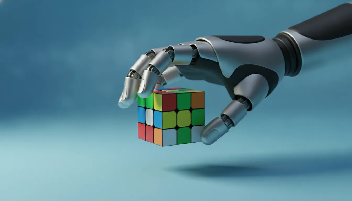 Робот OpenAI собрал кубик Рубика одной рукой — но это не про кубик